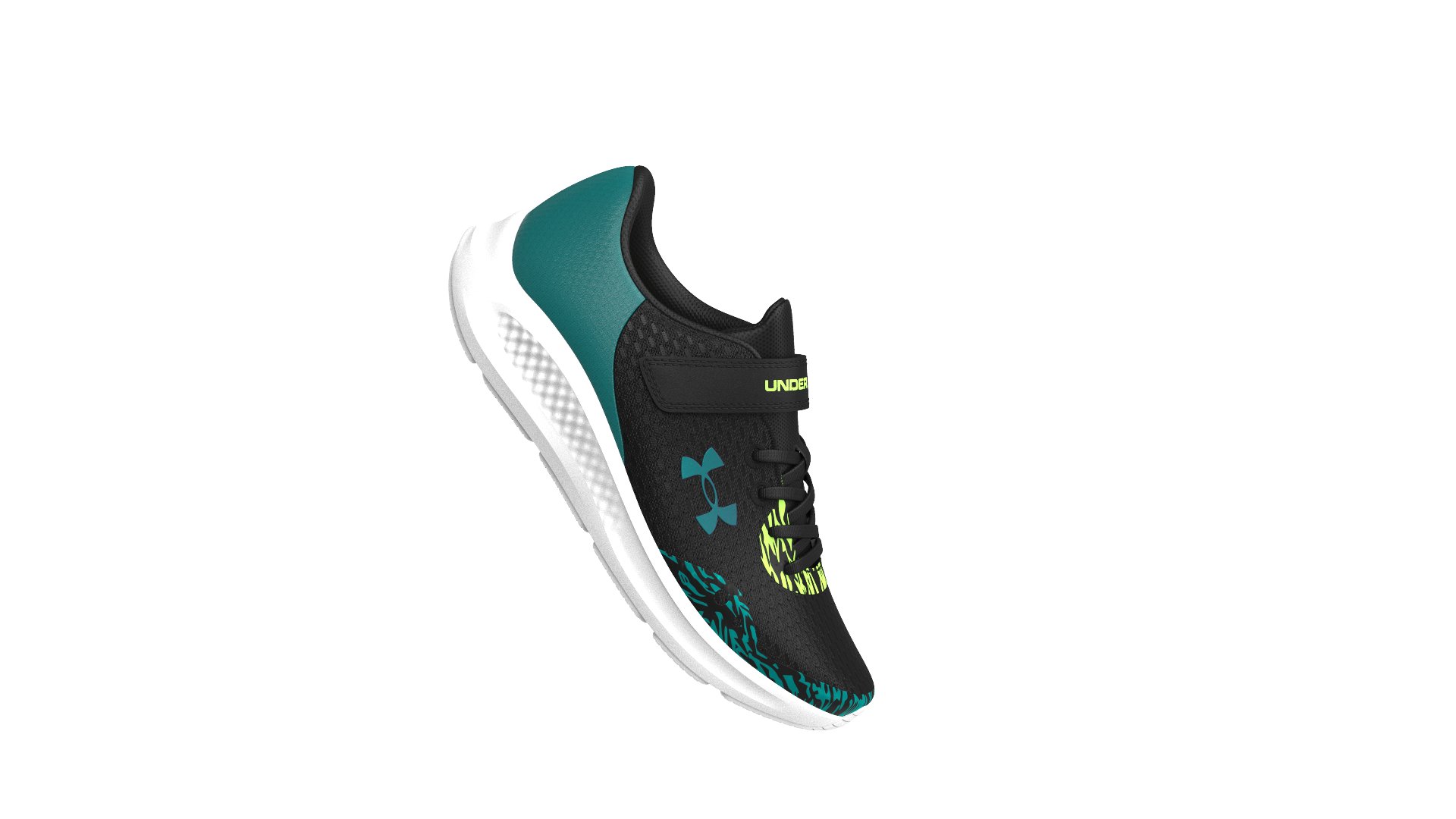 Boys' Pre-School UA Pursuit 3 Wild Running Shoes  2