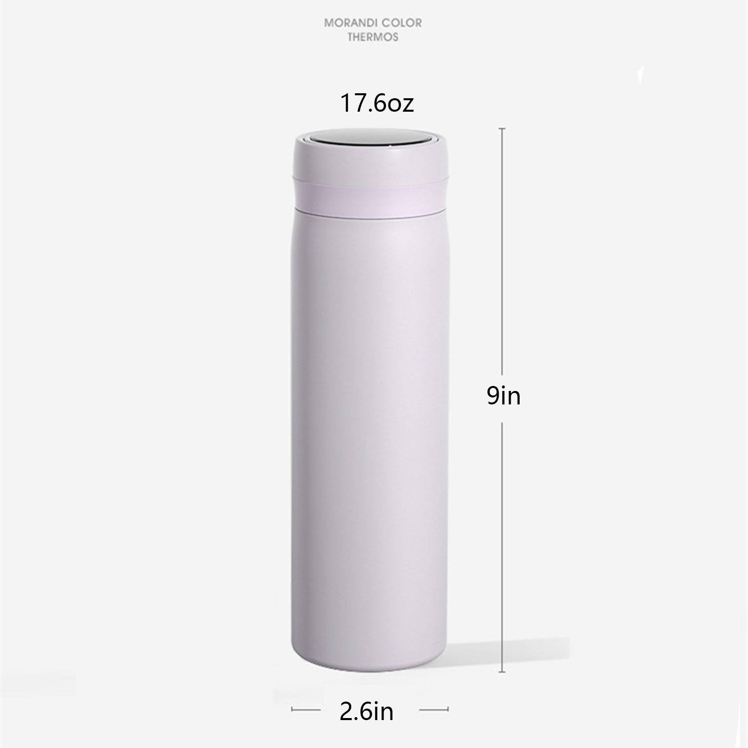 17.6oz Intelligent temperature display insulated bottle 2