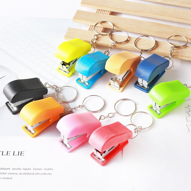 Mini Stapler for Office School with Keychain 3