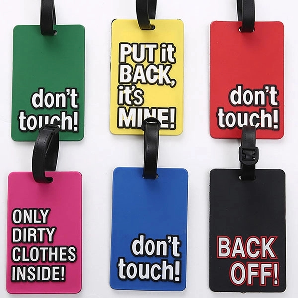 Soft PVC Luggage Tag 3
