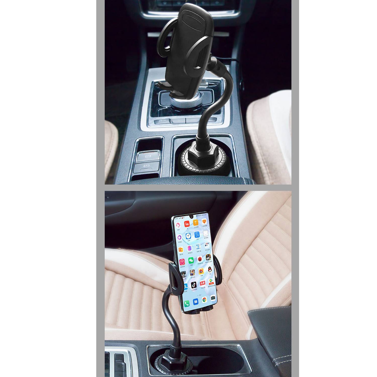 Car Adjustable Gooseneck Phone Holder Stand 5