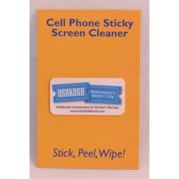 Cell Phone Sticky screen cleaner - Rectangle shape 1