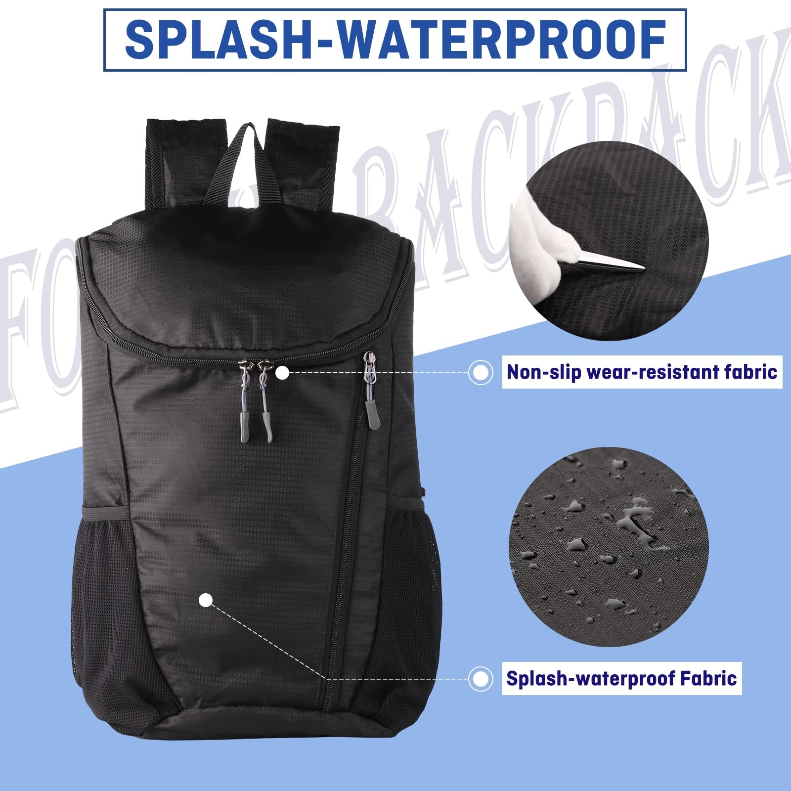 Foldable Waterproof Hiking Backpack 6