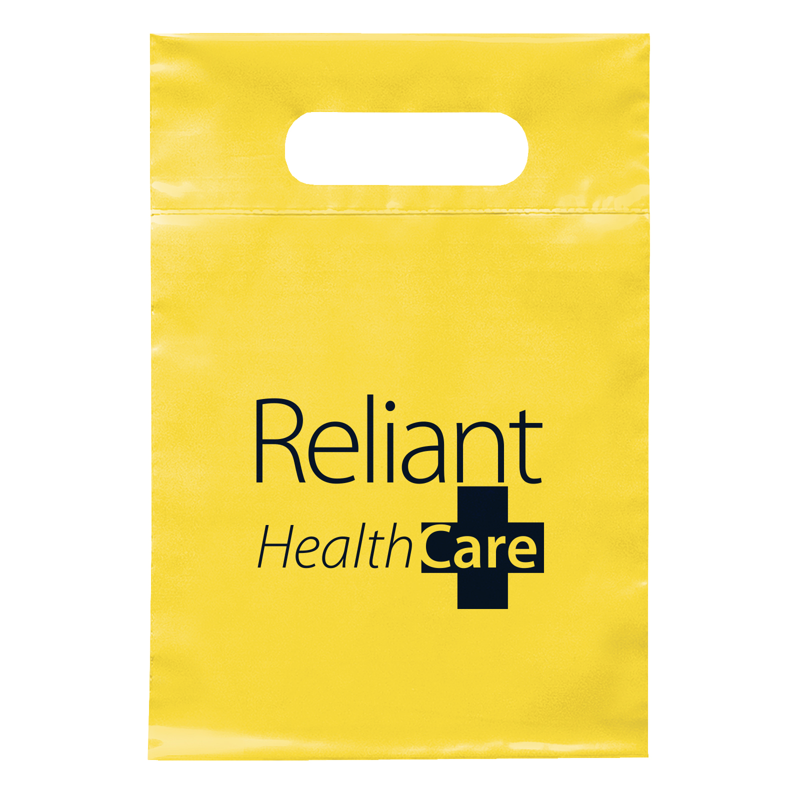 Die Cut Handle Bag - 7W x 10 1/2H - Flexo Ink Print 7