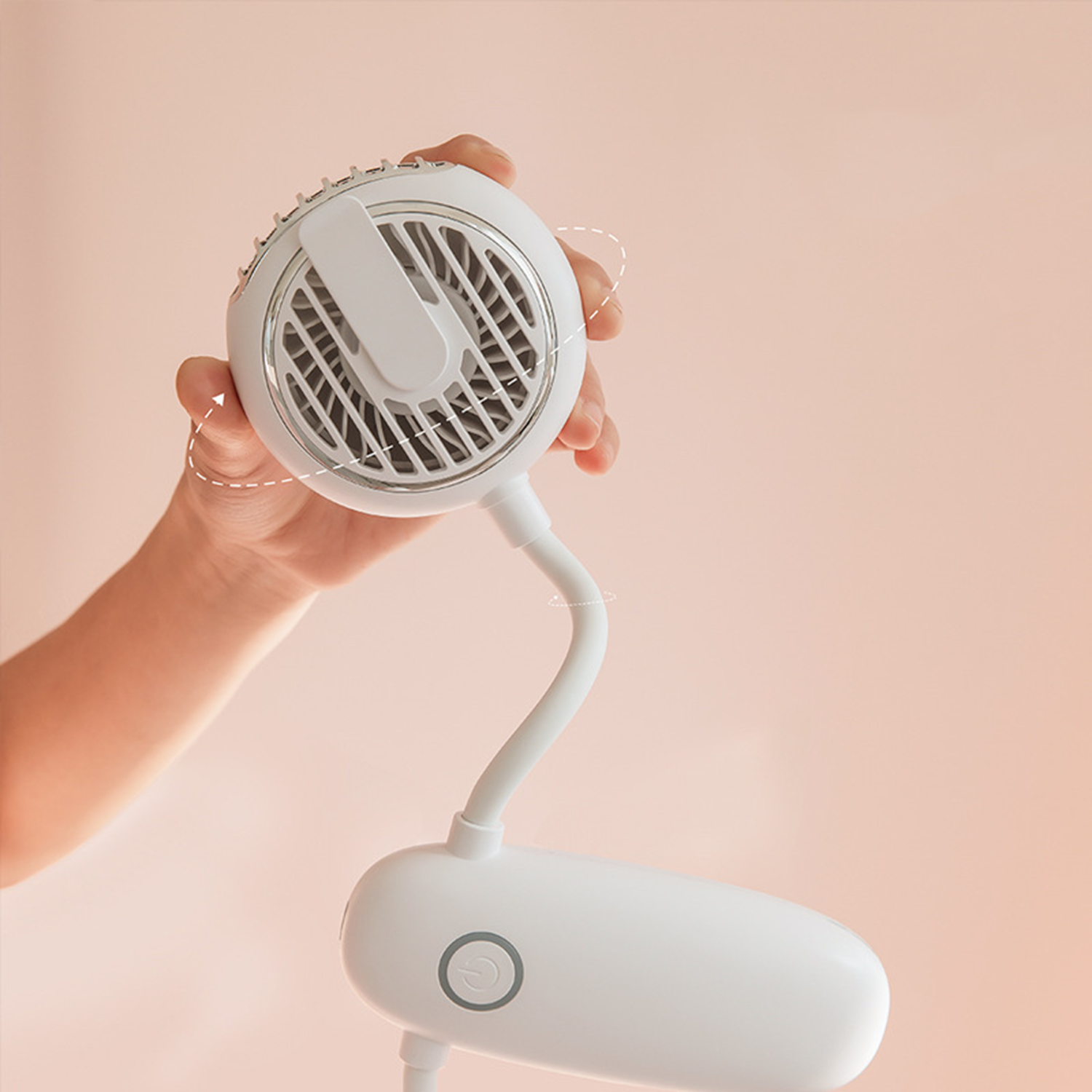 Portable Hanging Neck Fan With Wind 6