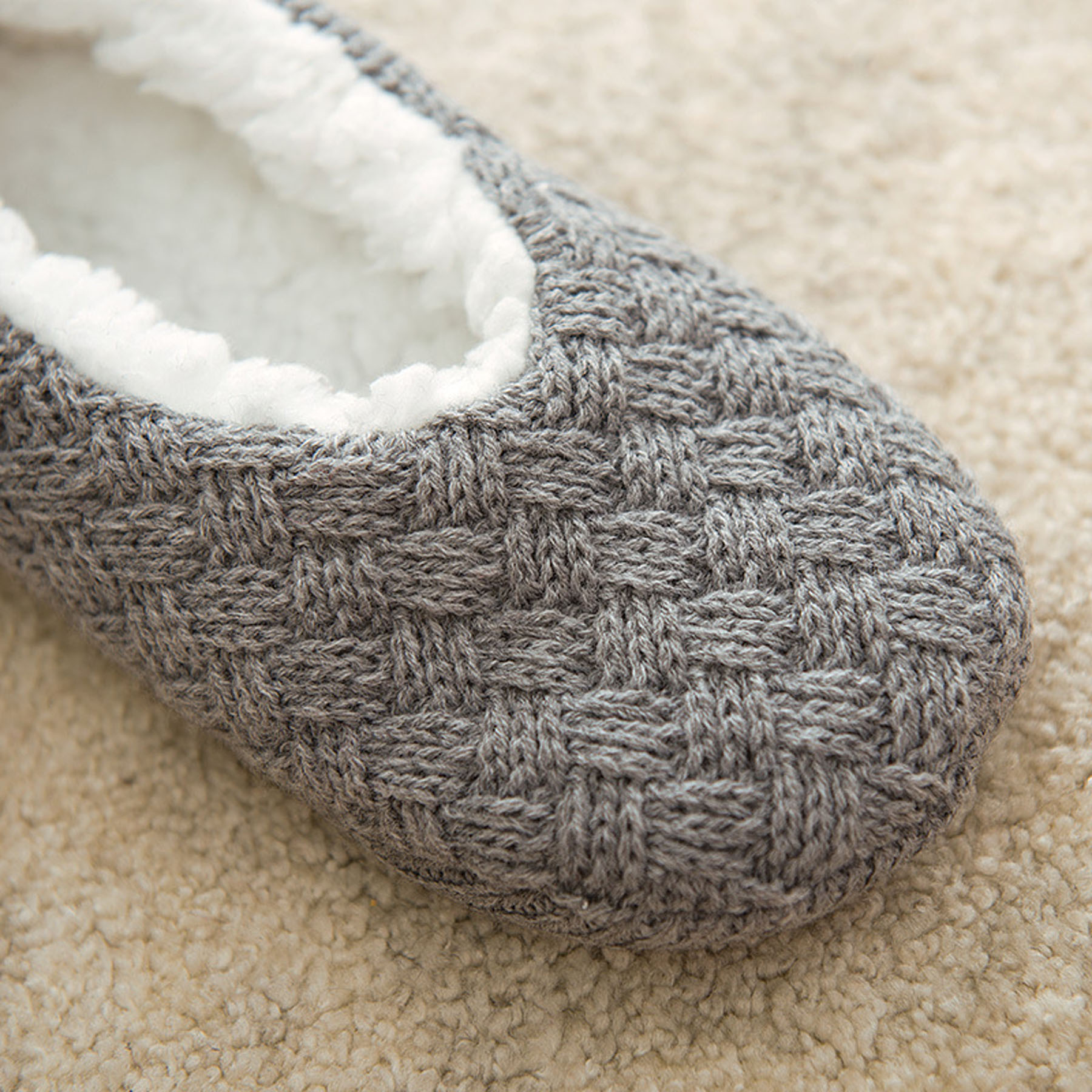 Cozy Knit Slipper Socks 10