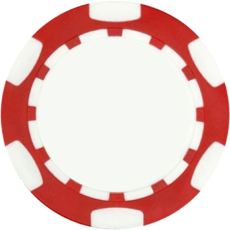 6 Stripe Poker Chip