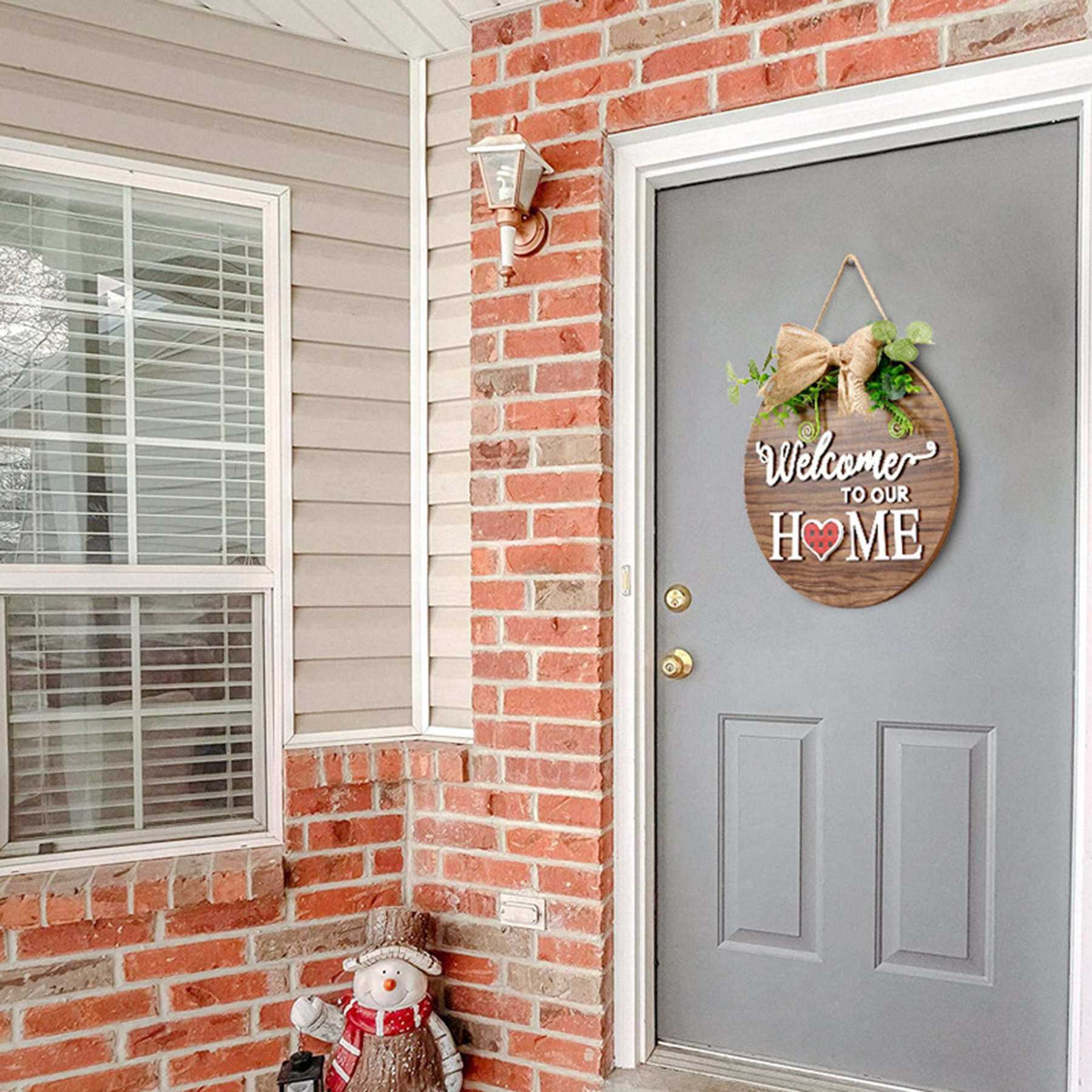 Seasonal Welcome Sign Front Door Decoration 2