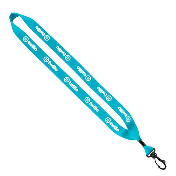3/4" Polyester Lanyard with Swivel Snap Hook 35