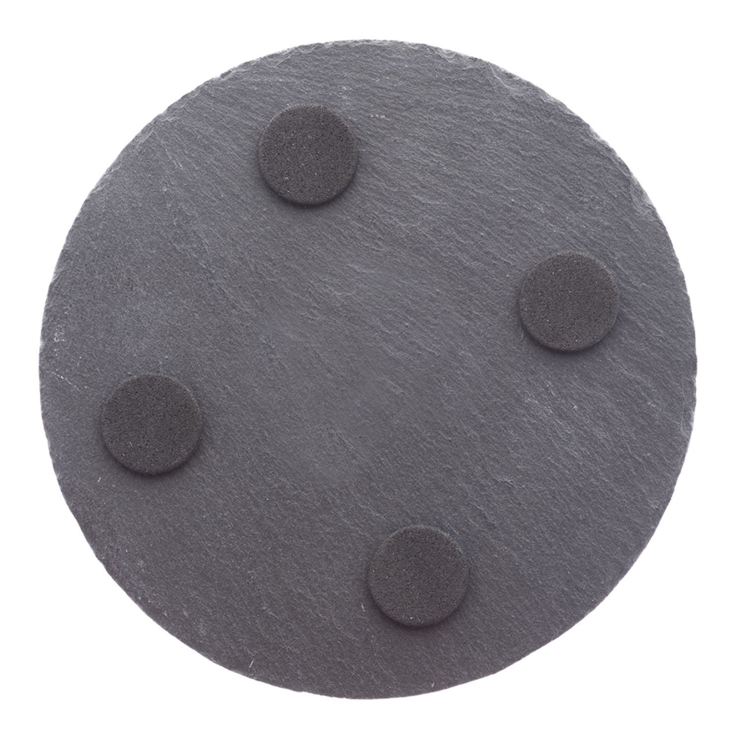Round Slate Coasters w/ Custom Imprint & EVA Bottom Pad 4