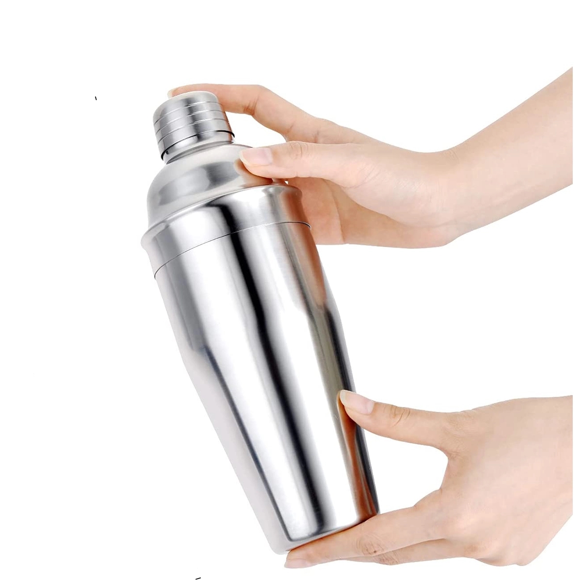 Stainless Steel Cocktail Shaker Set -25 Oz 4