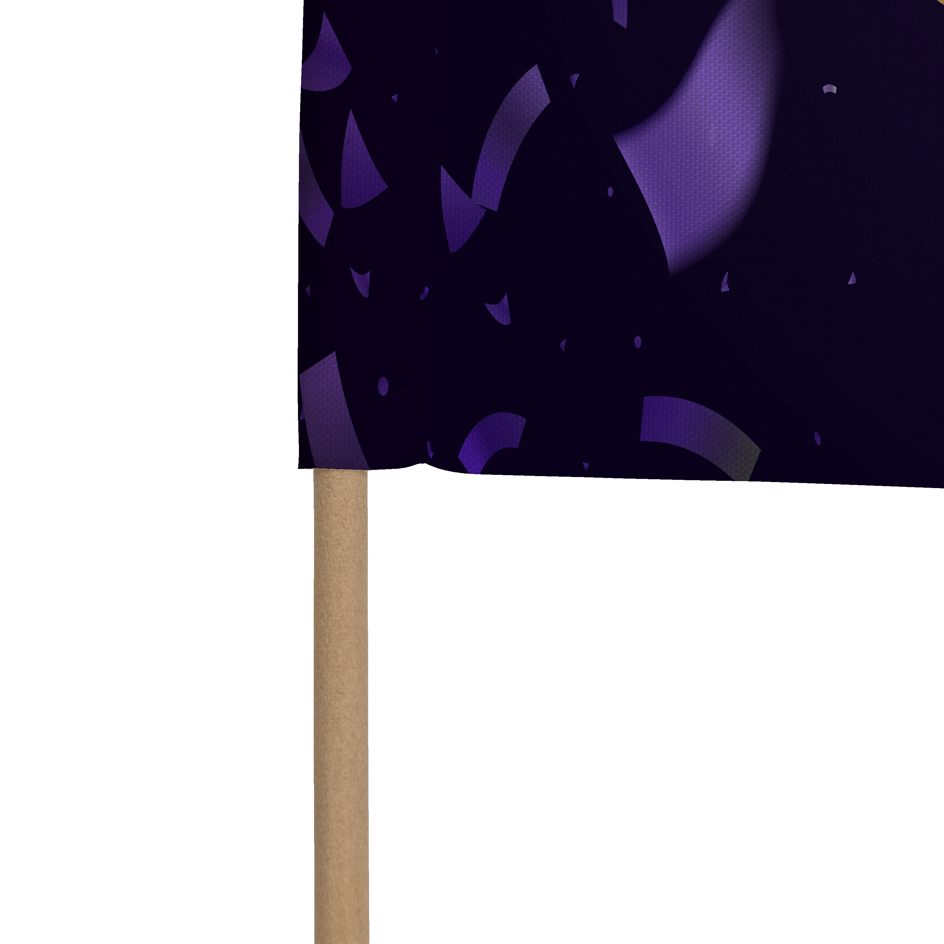 4" x 6" Stick Flag Kits with Ball Tip (Set of Six) 3