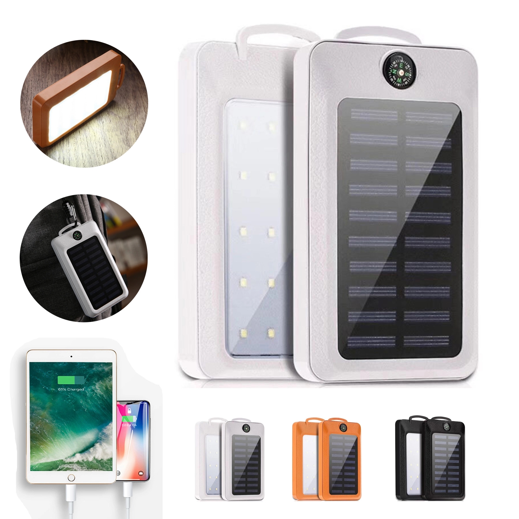 5-In-1 Multi-Fuction  Solar Charger Power Bank 1