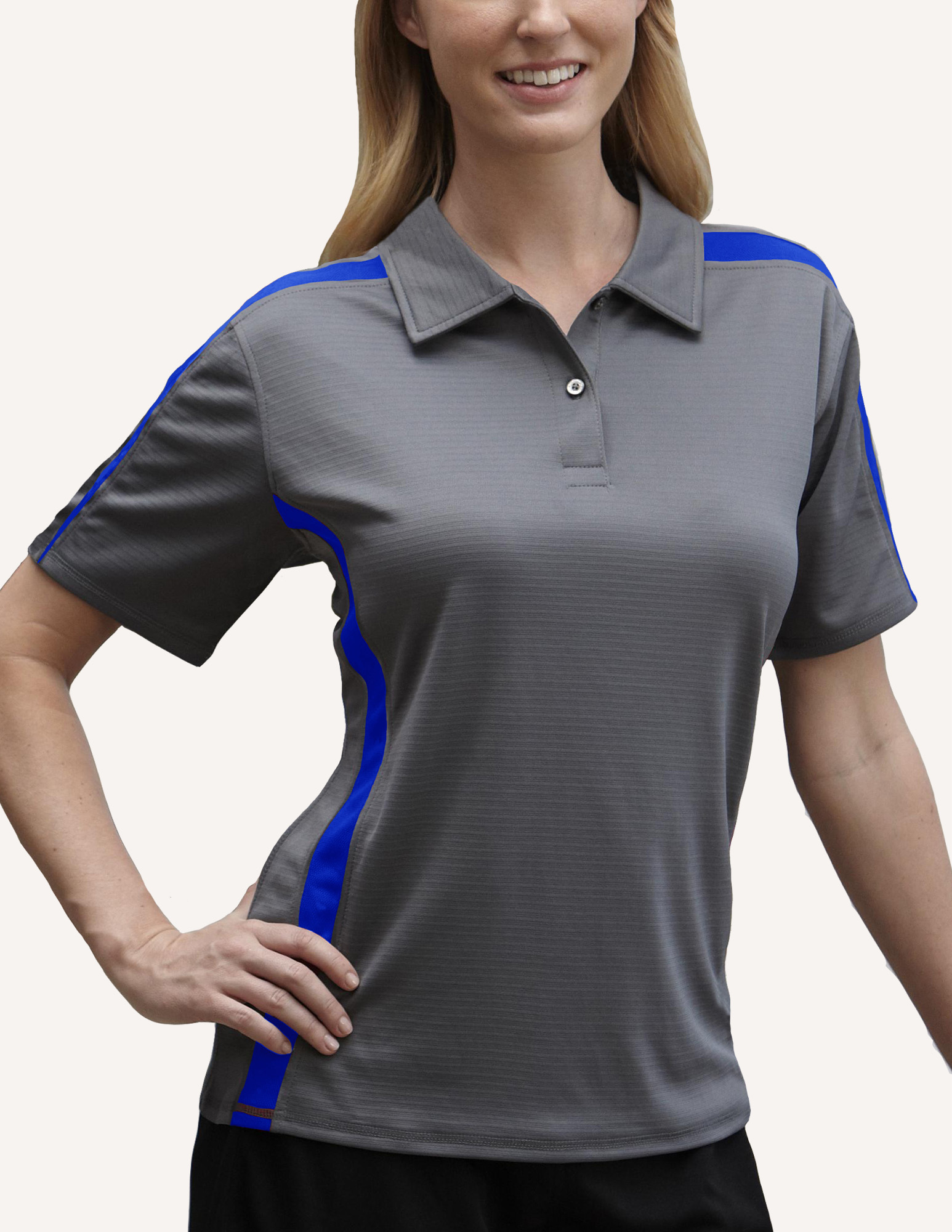 Ladies' Titan Ottoman - Color Block Polo Shirt 4