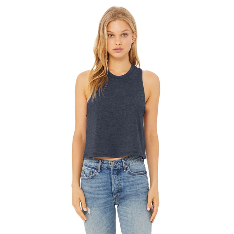 Bella + Canvas Ladies' Racerback Cropped Tank 8