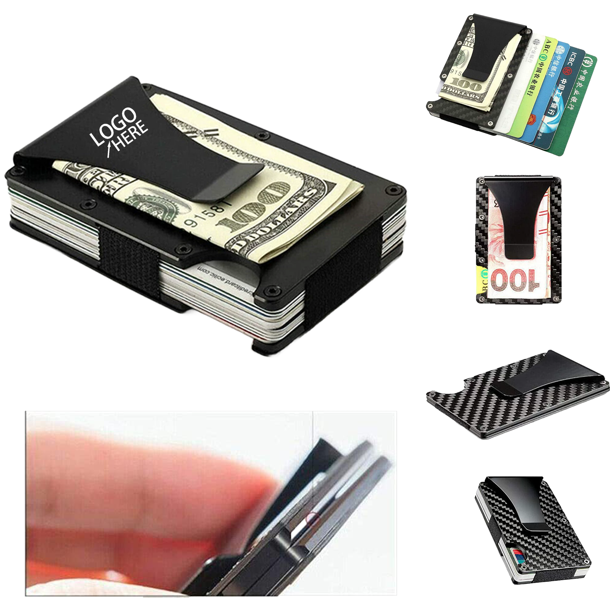 Carbon Fiber Wallet for Credit Cards 2