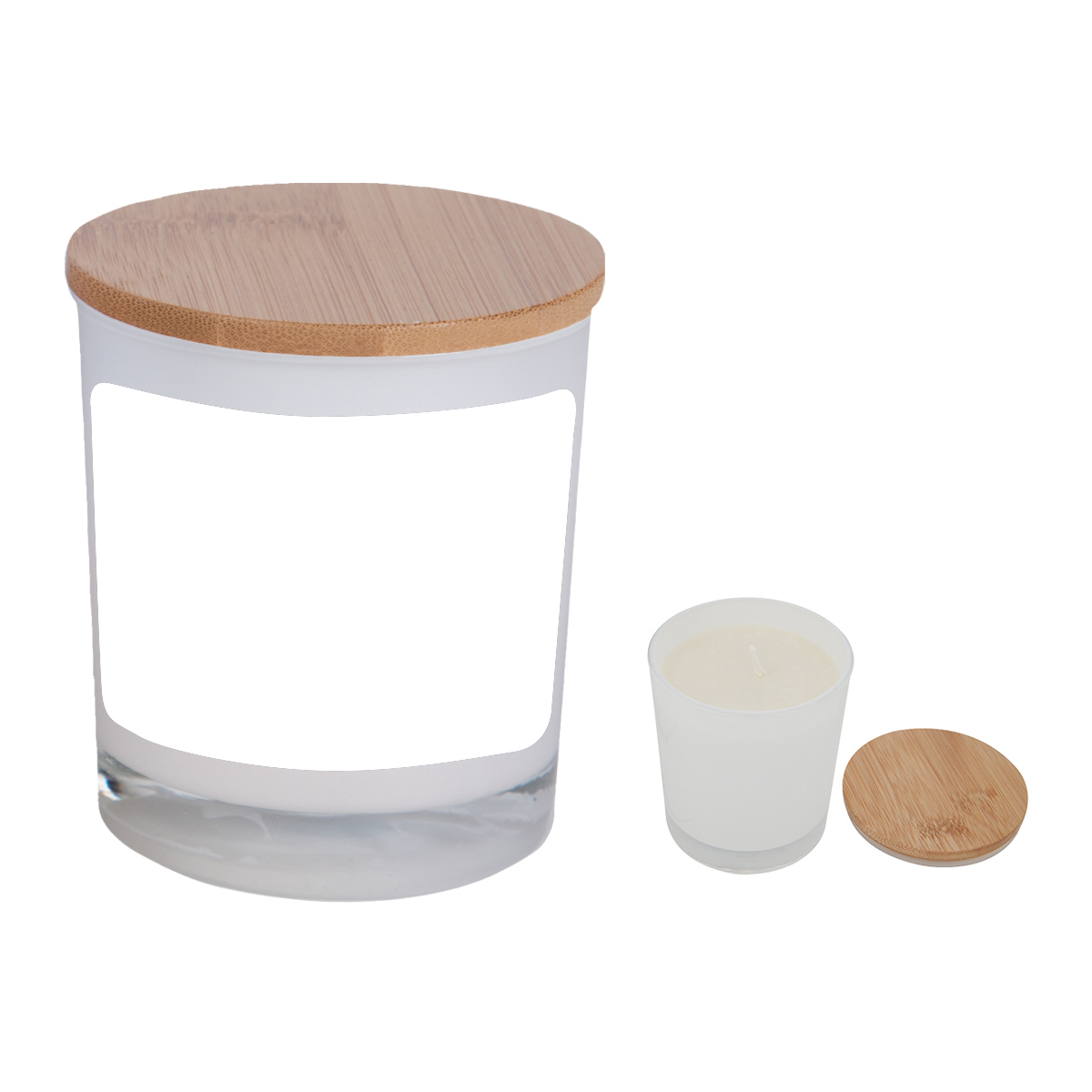 Bamboo Soy Candle With Full Color Label 5