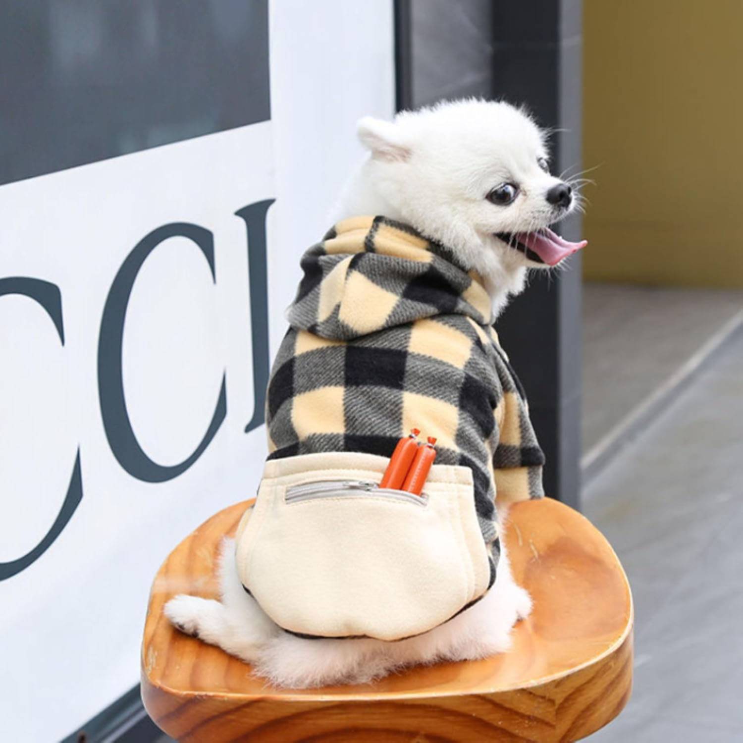 Dog Hoodies w/ Pocket Pet Clothes 5
