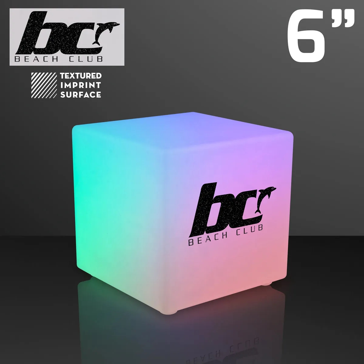 6" Mid-Size Light Cube, Remote Controlled Decor 1