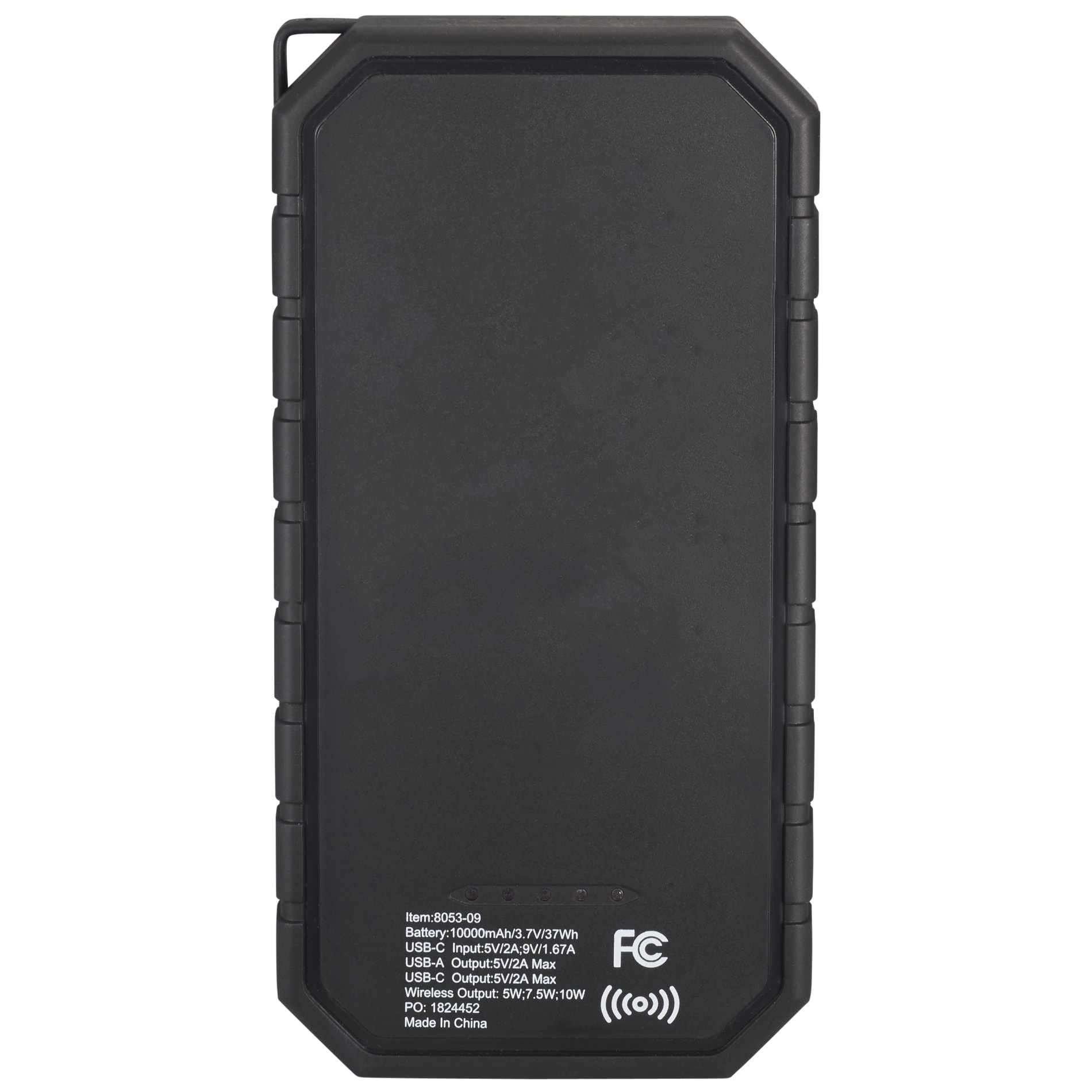 High Sierra® IPX 5 Solar Fast Wireless Power Bank 3