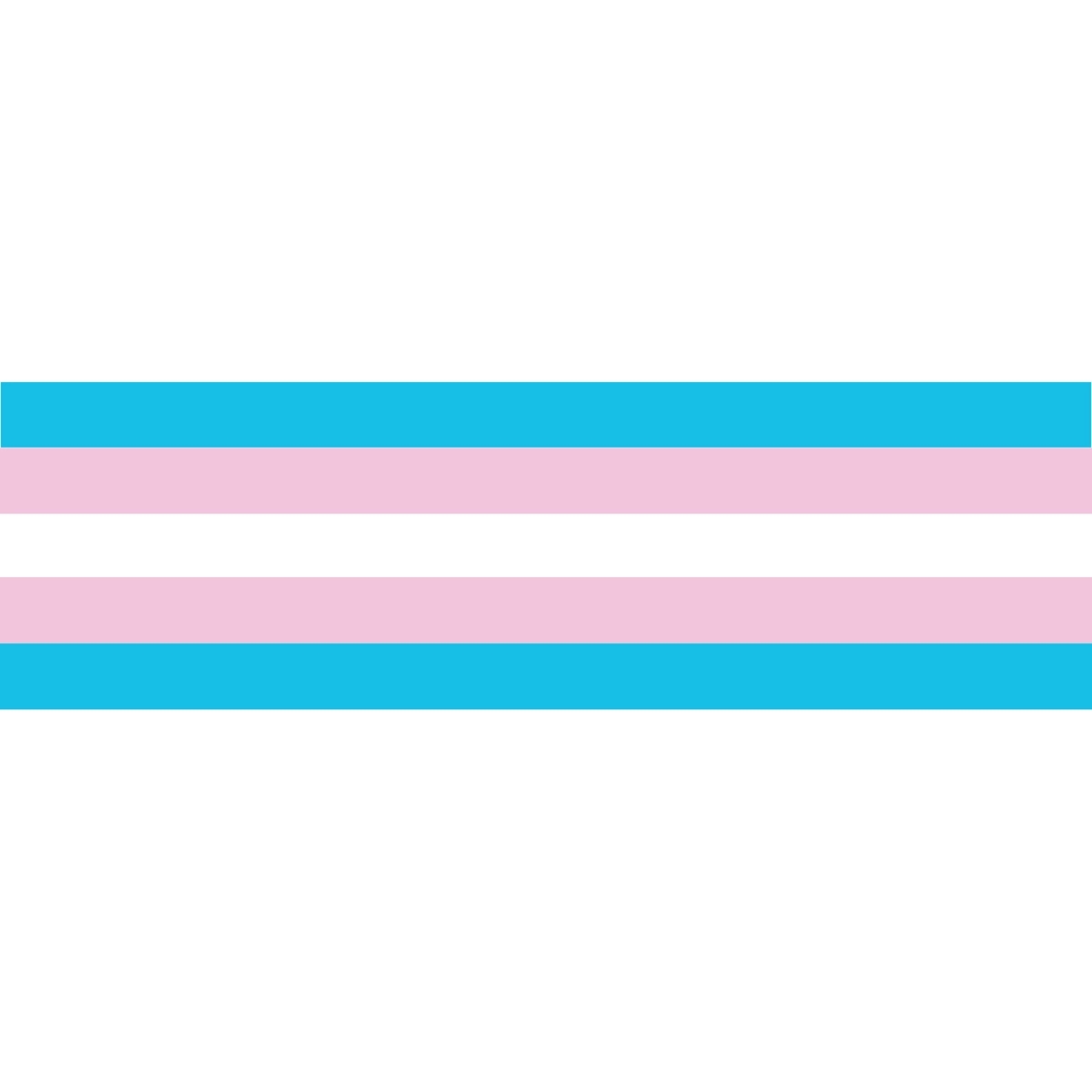 Transgender Window Decals 3" x 10" 2