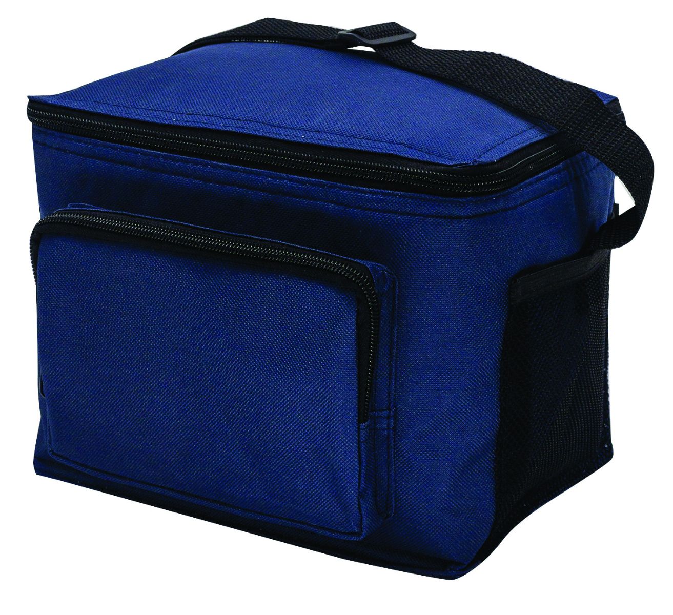 6 Pack Poly Cooler bag with Side Pockets 2