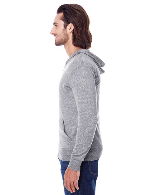 Unisex Triblend Full-Zip Lightweight Hooded Sweatshirt - 302Z 19