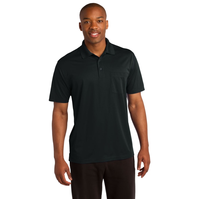 Sport-Tek Micropique Sport-Wick Pocket Polo. 14