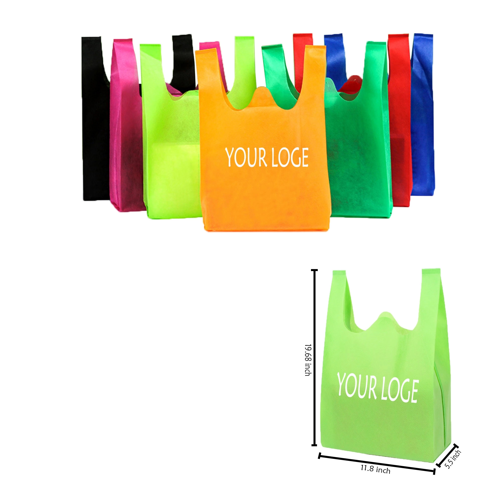 Foldable T-Shirt Bag MOQ 100PCS 2
