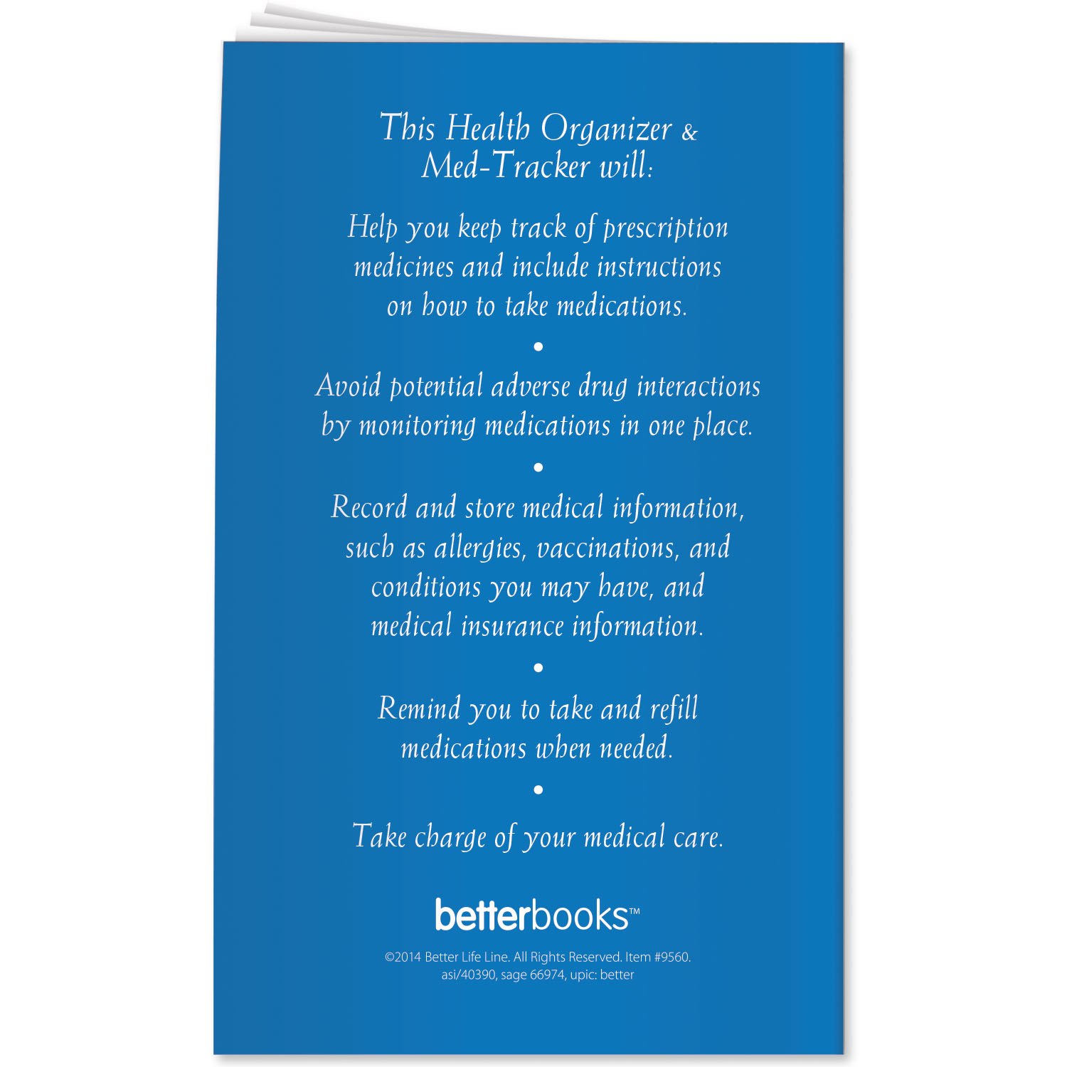 Better Book - Health Organizer and Med-Tracker 3