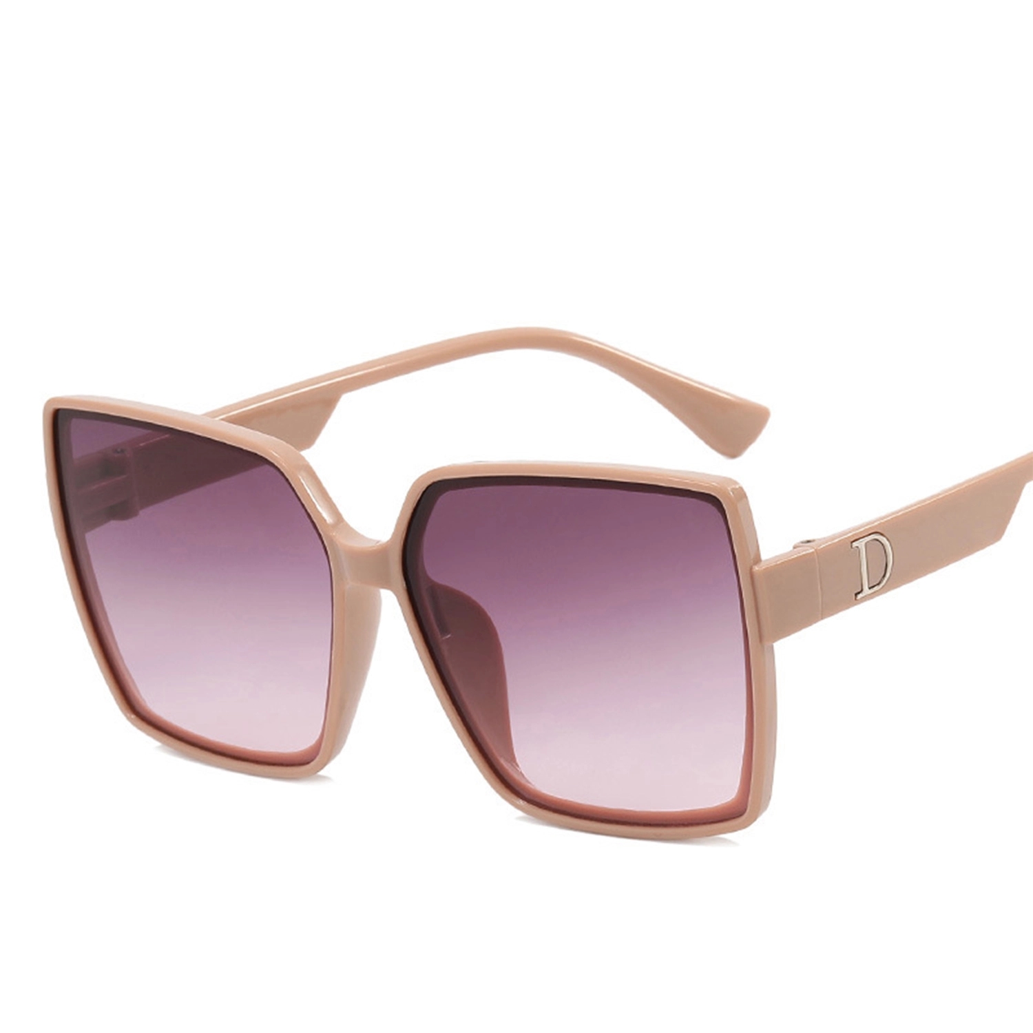 Retro Square Large Frame Sunglasses 8