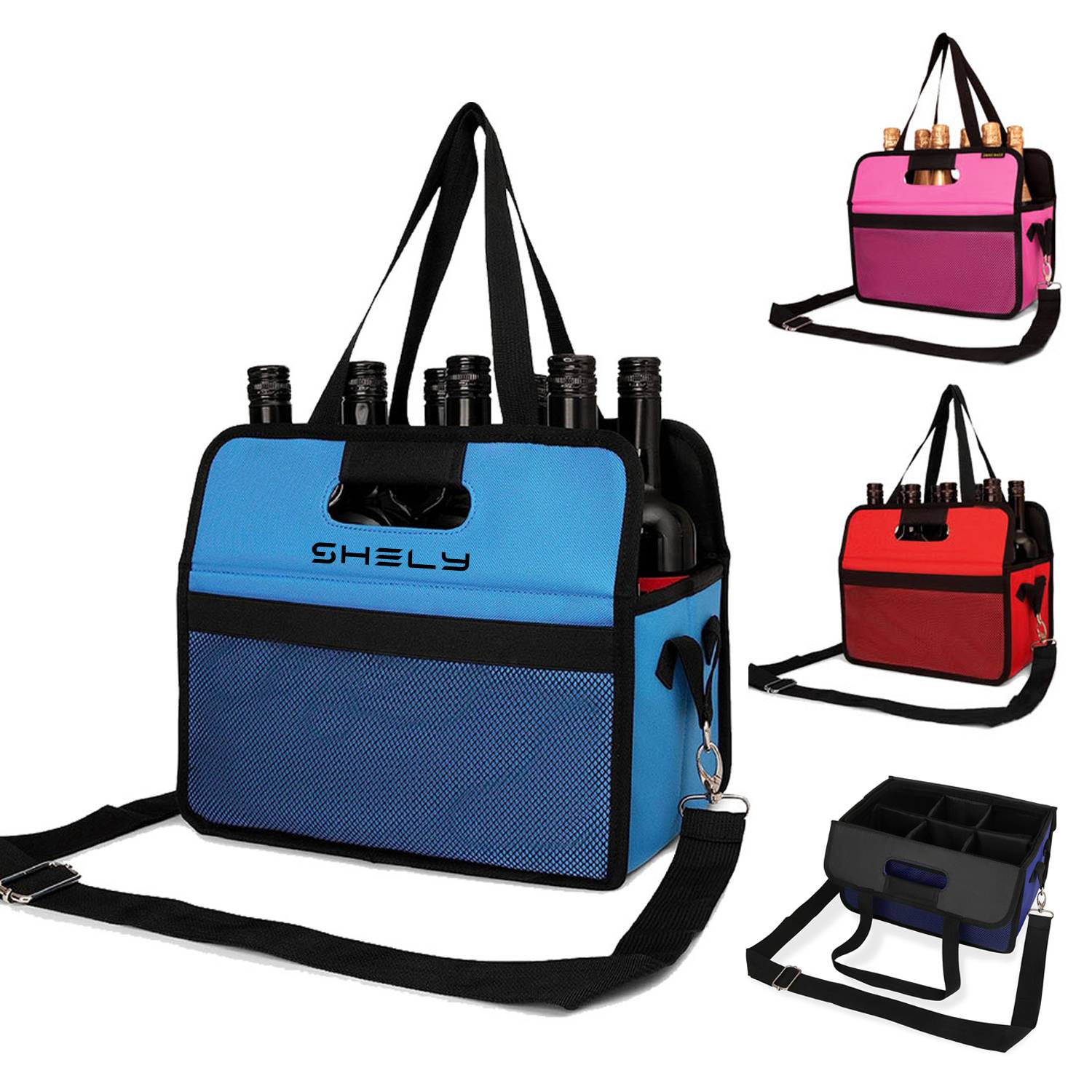 Foldable Multiuse Bottle Carrier Tote Bag 6
