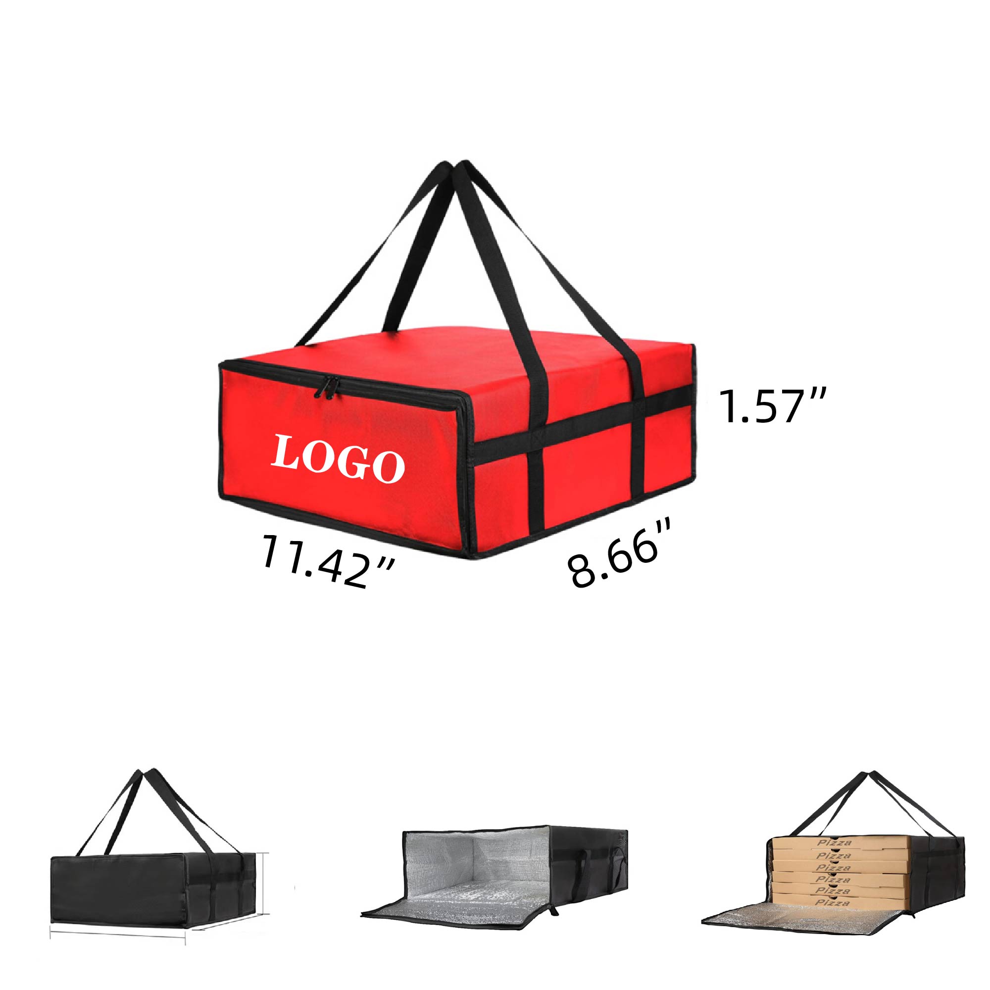 MOQ 5 pcs Eco-Friendly Food Delivery Bag 2