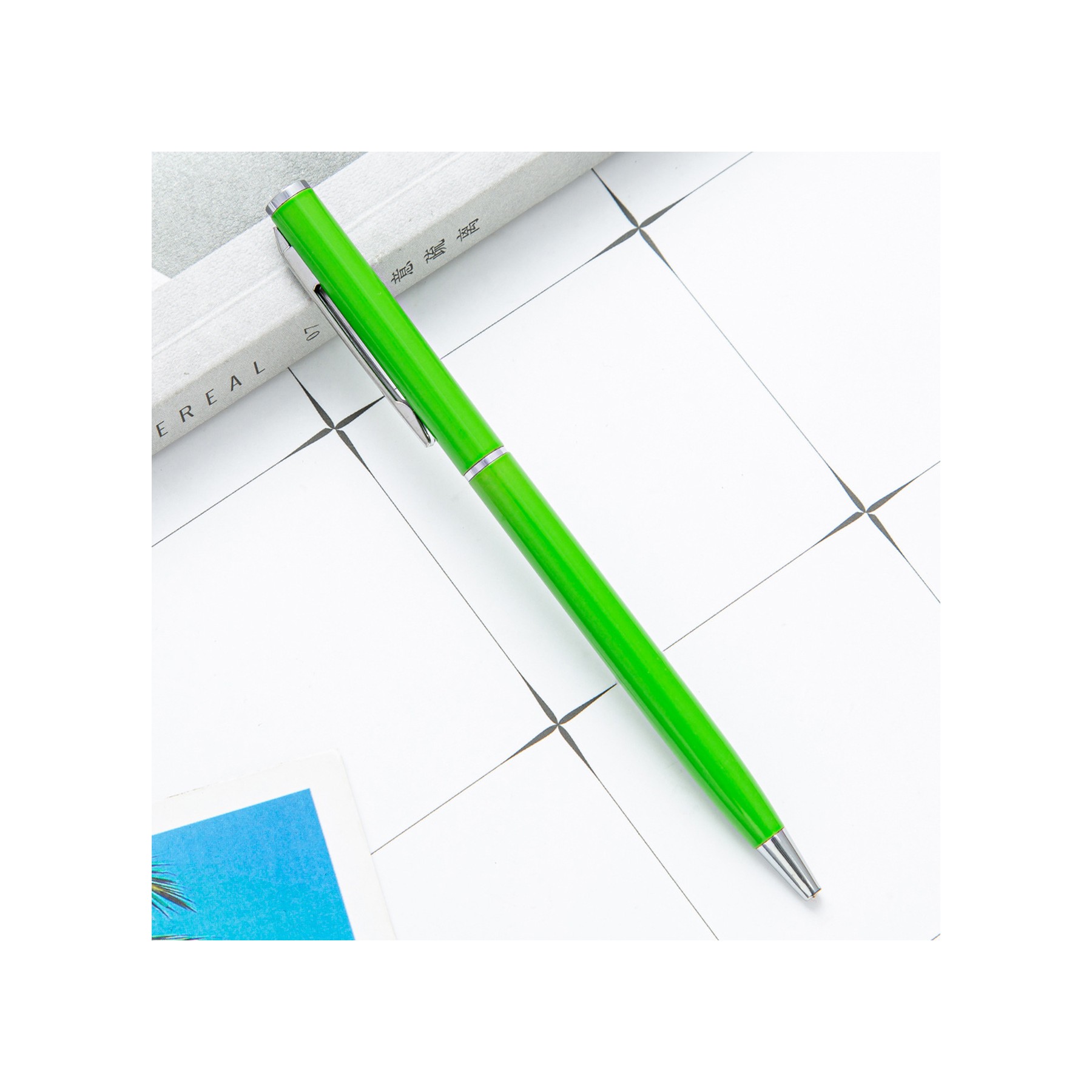 Metal Slim Twist Ballpoint Pen 4