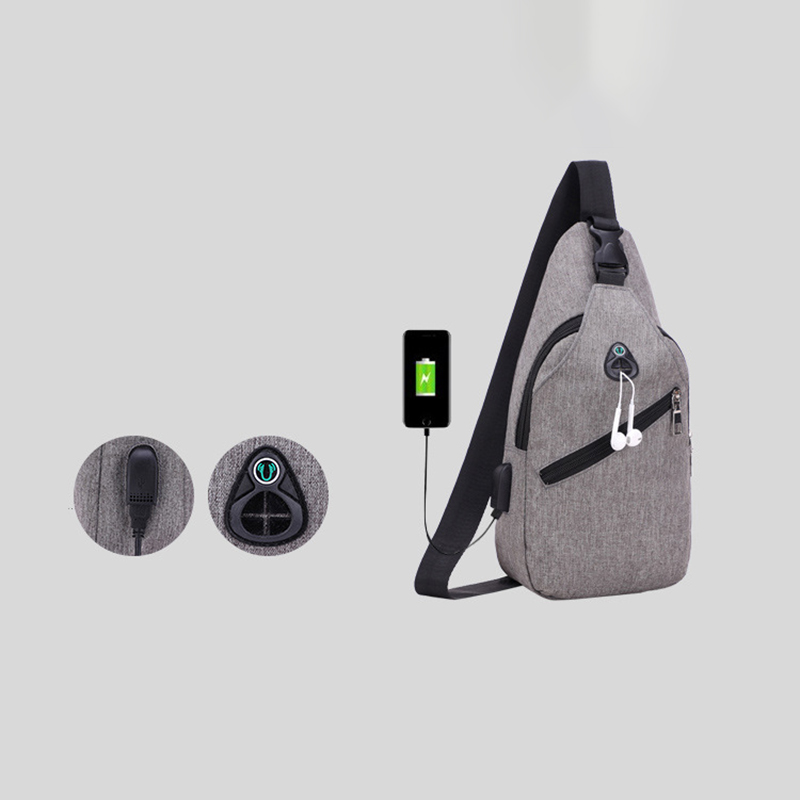 Casual Sling Backpack with USB Port 2