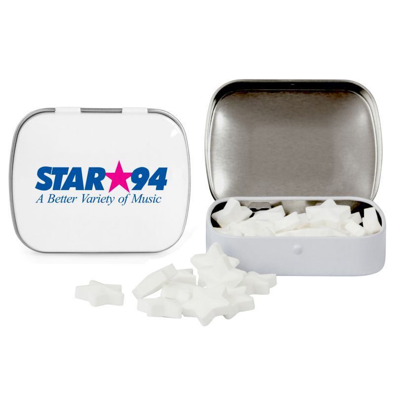 Domed Tin with Star Shaped Mints 5
