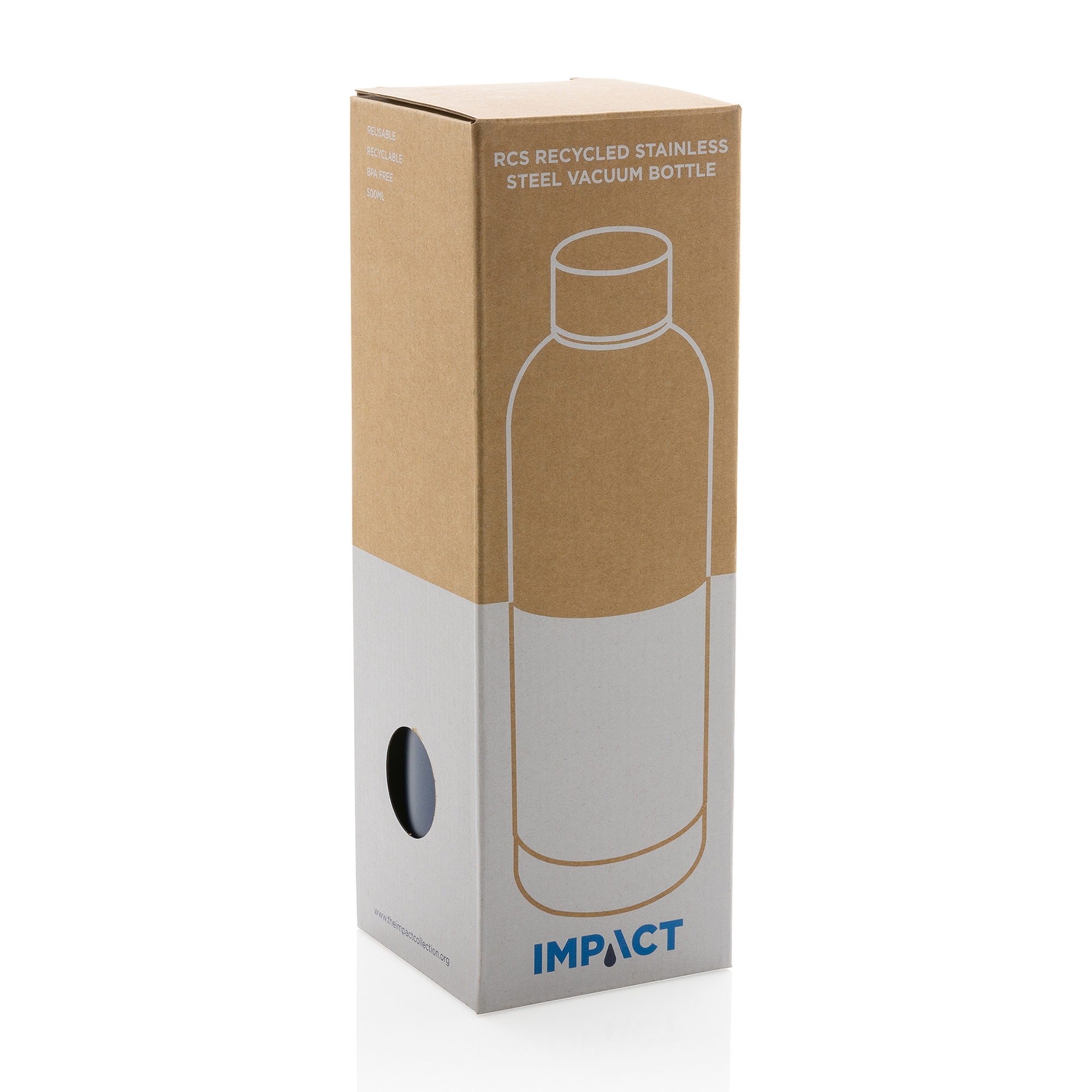 Impact Recycled Stainless Steel Vacuum Bottle 6