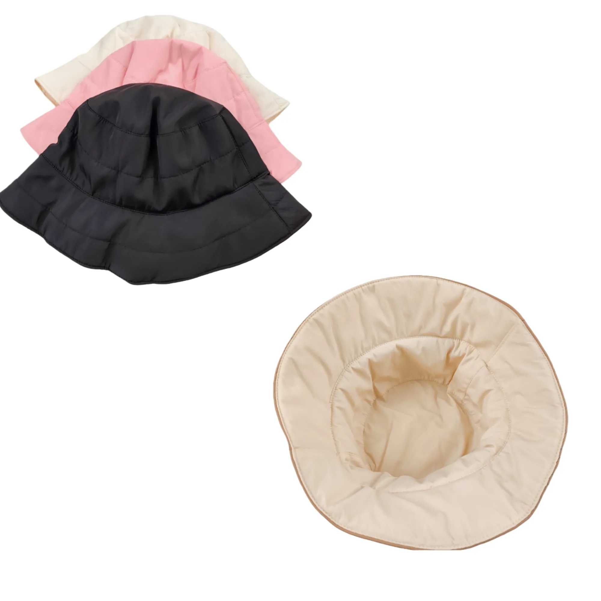 Winter Reversible Insulated Bucket Hat Fluffy Warm Cap 4