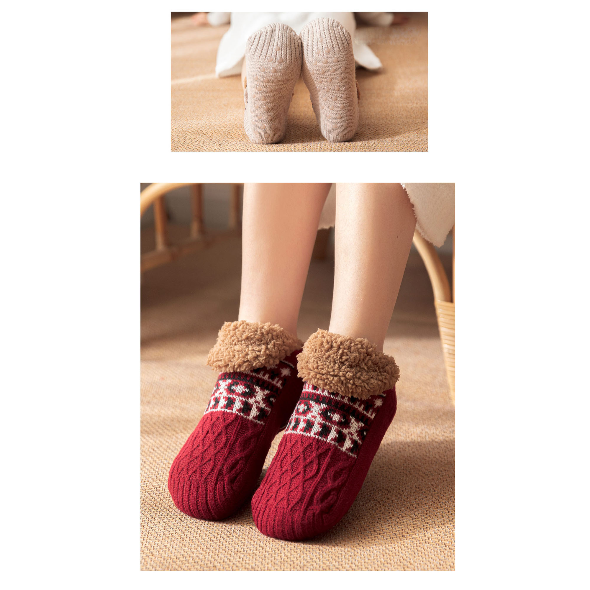Ultra-Soft Fleece Winter Socks ?C Warm & Cozy Indoor Comfort 4