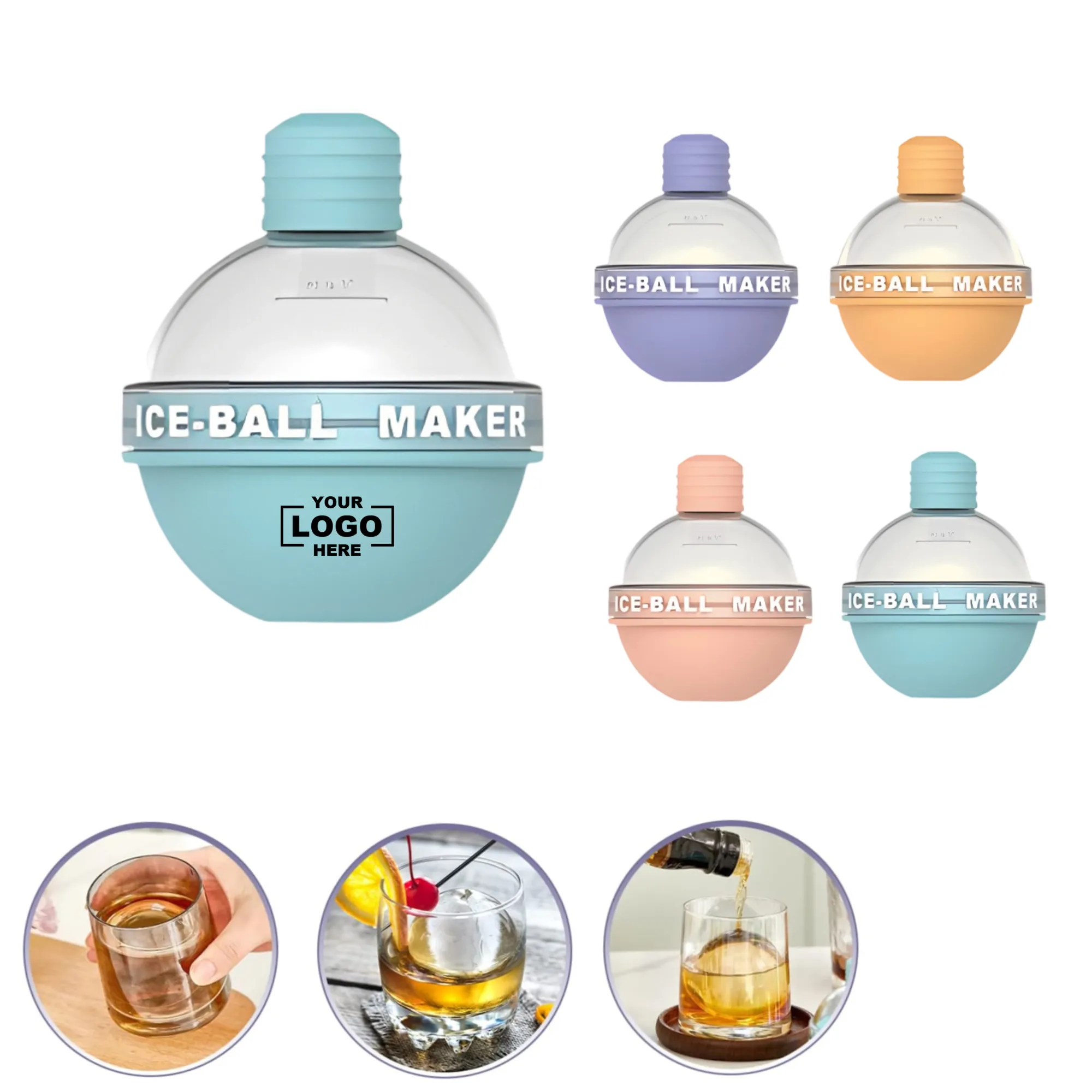 Silicone Light Bulb Ice Ball Mold