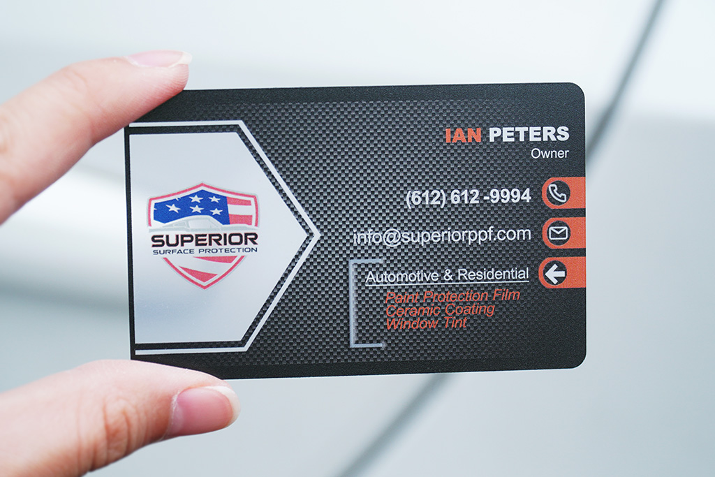 Quick Clear Plastic Business Cards 11