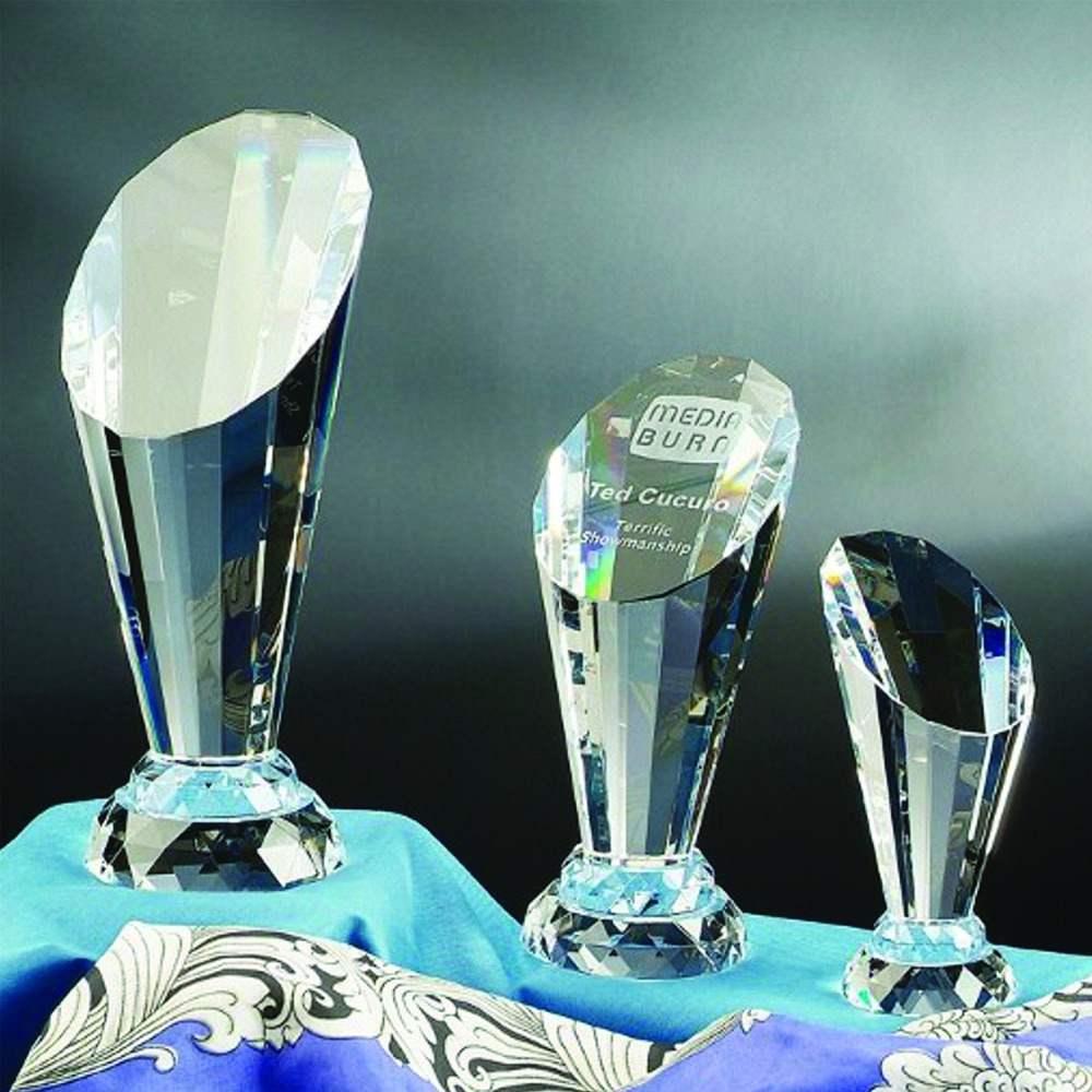 Spotlight Optic Crystal Award - Medium 2