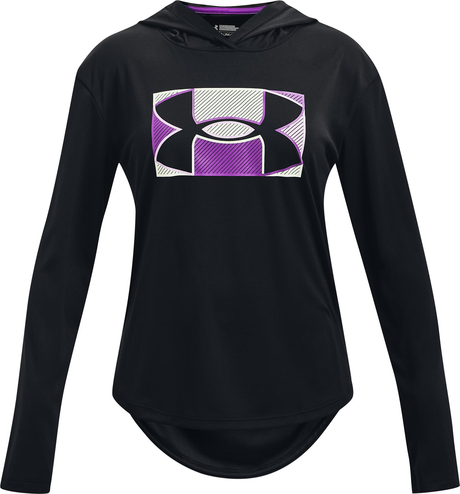 Girls' UA Tech Graphic Hoodie, custom hoodie or sweatshirt with logo imprint 2