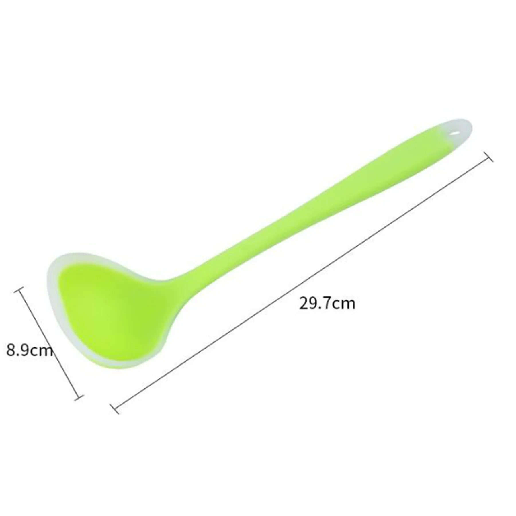 11.70inch Silicone Soup Spoon 3