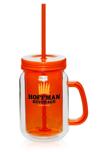 17 oz. Mason Jars with Straw 27
