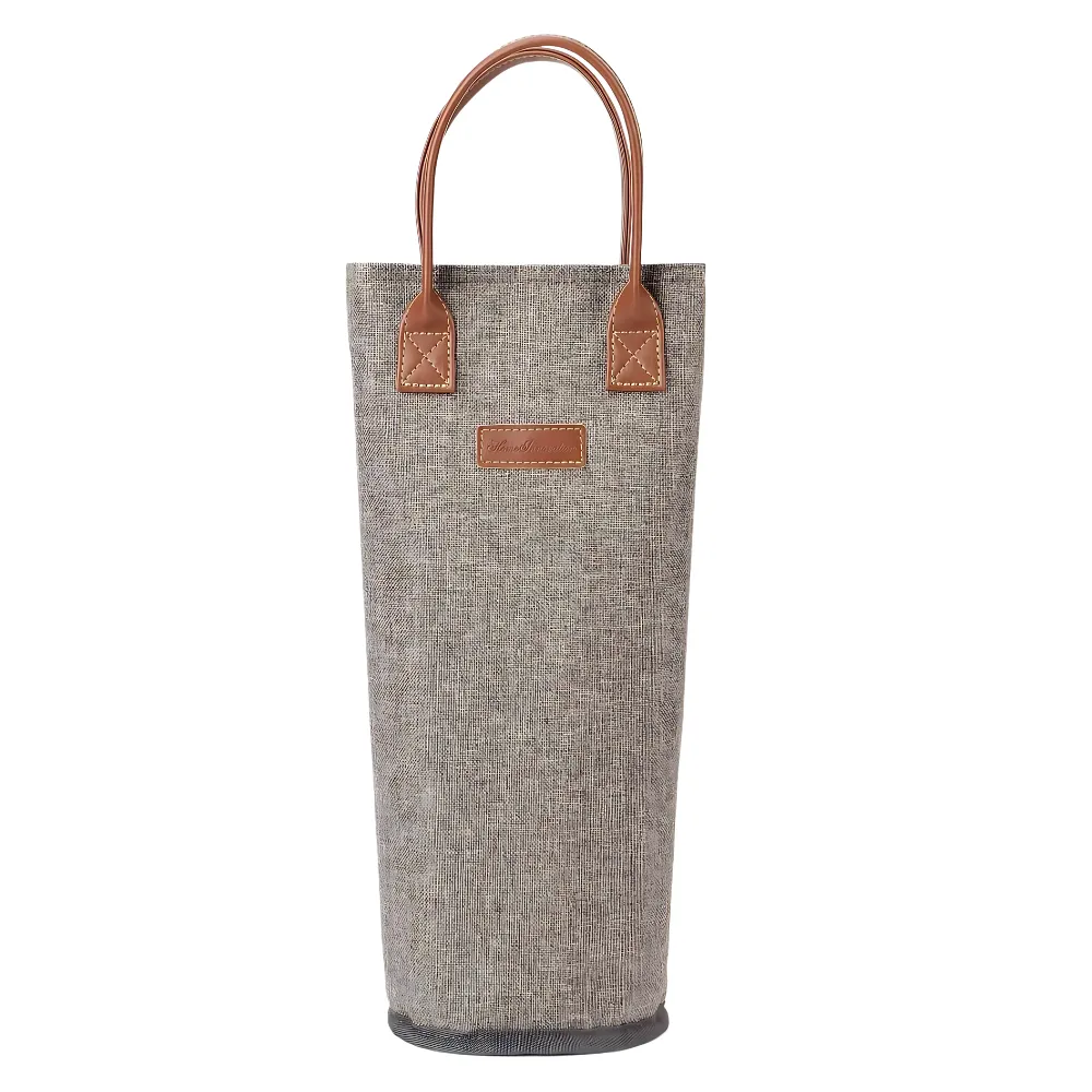 1-Bottle Insulated Wine Tote Carrier 5