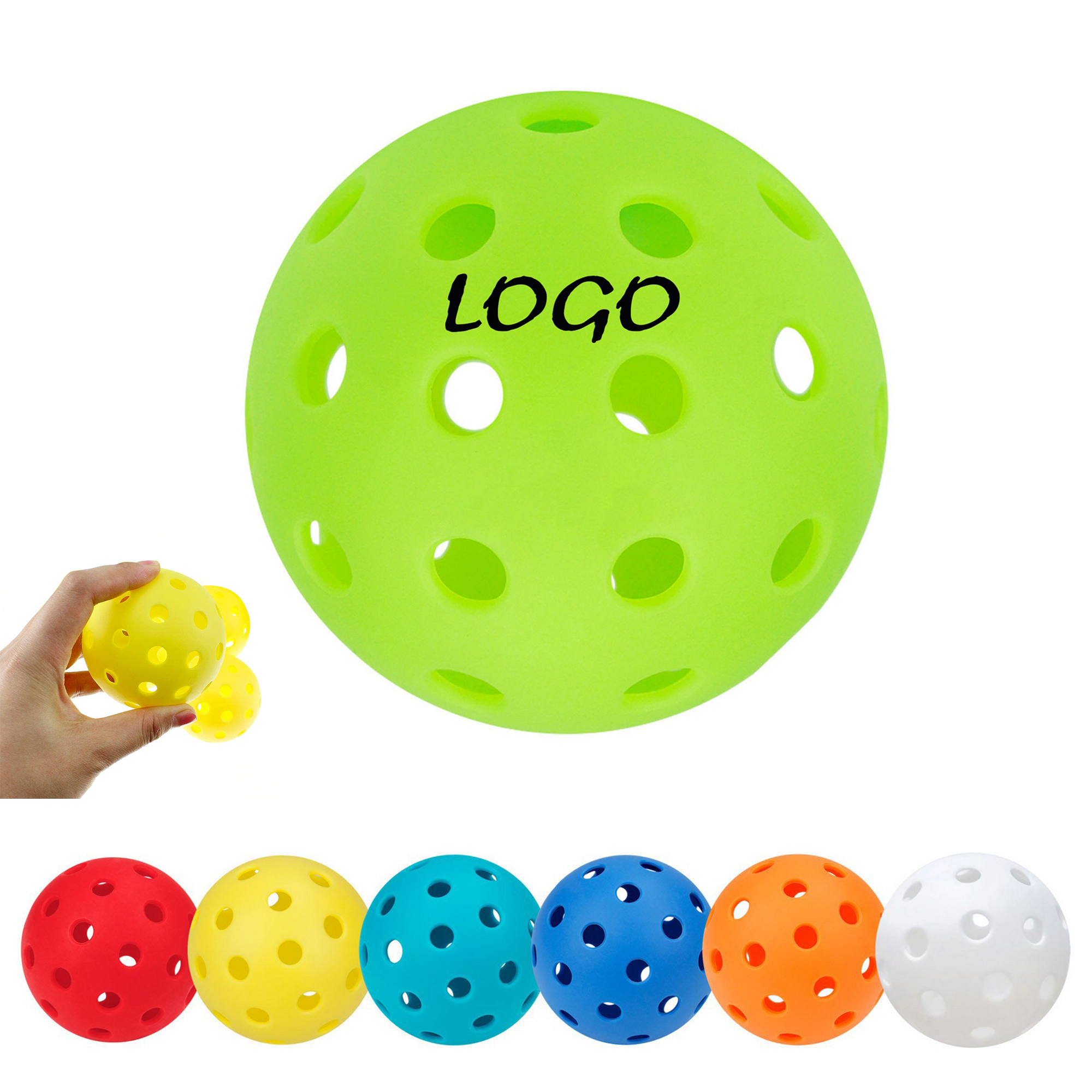 40 Holes PE Outdoor Pickleball 5