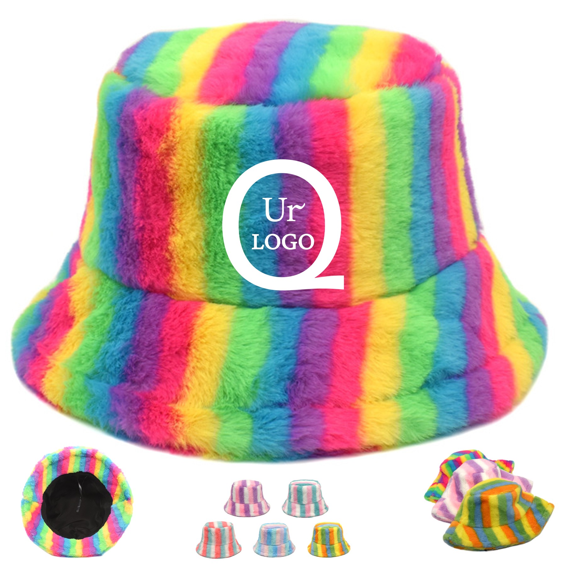 Outdoor Winter Multicolored Bucket Hat