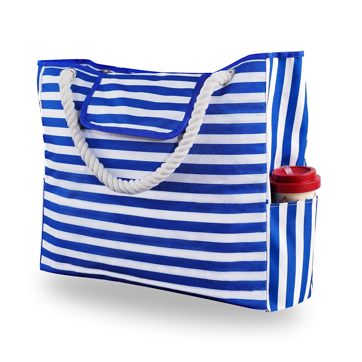 Large Beach Canvas Tote Bag, custom tote bag with logo imprint 10