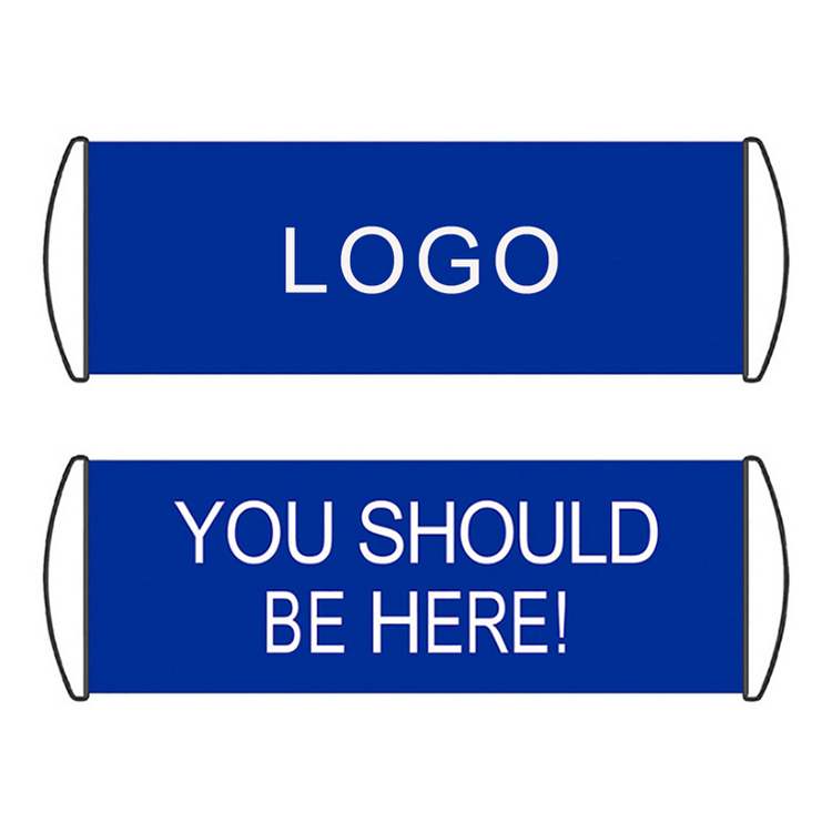 27 9/16" x 9 7/16" Hand Held Scrolling Banner/Flag 4